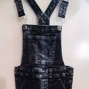 Teasure&bond  kid girl stonewash overalls size 8 tall. Nwot.
